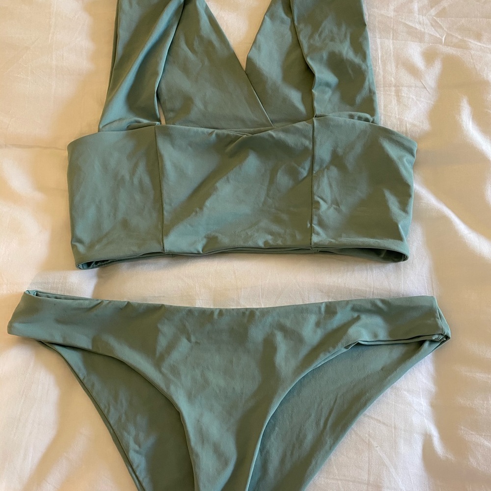 L*SPACE Reef Green Bikini